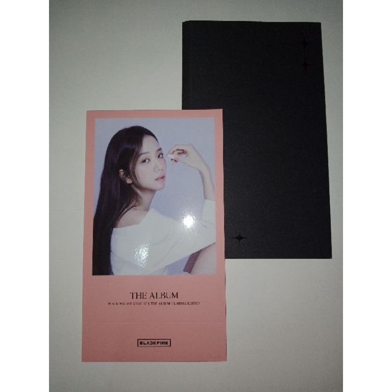 blackpink jisoo standing postcard Lp vinyl limited edition