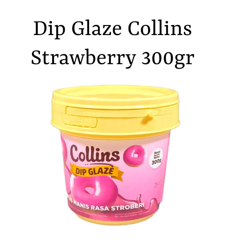

Dip Glaze Topping donat Strawberry 300gr