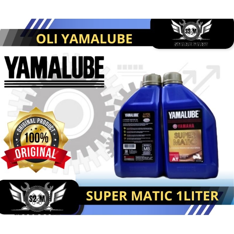 Oli Motor Matic Yamalube Super Matic  1 Liter 10W-30 Oli Motor Nmax