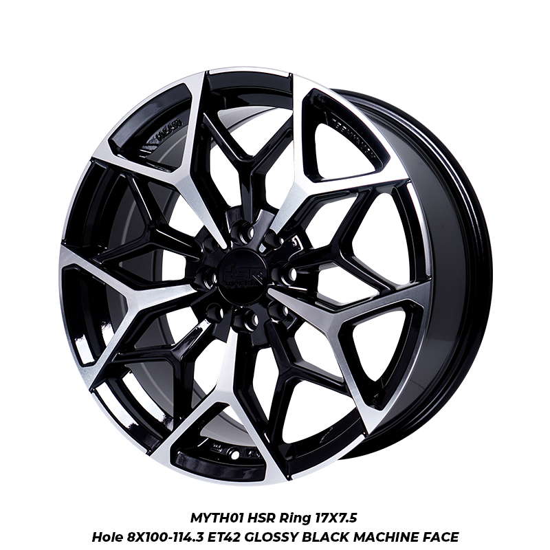 VELG MOBIL RACING RING 17 HSR MYTH01 UNTUK Avanza Xenia Brio Agya Ayla