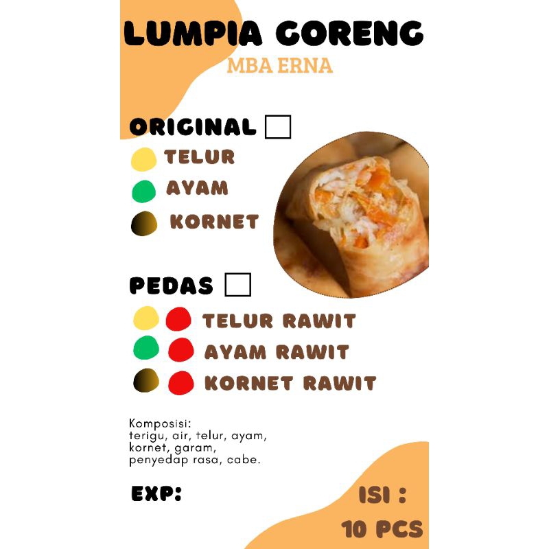 

Lumpia Goreng Frozen mba erna