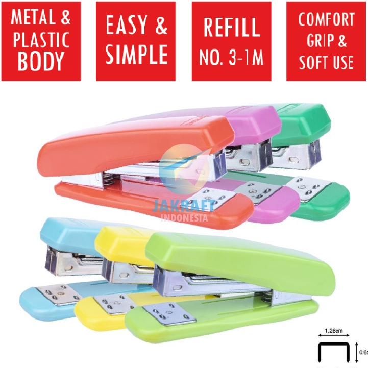 

PROMO TERGILA 1 Pcs Stapler Hekter Besar Kantor Bisnis HD5CL Besi Refill Isi Staples No3