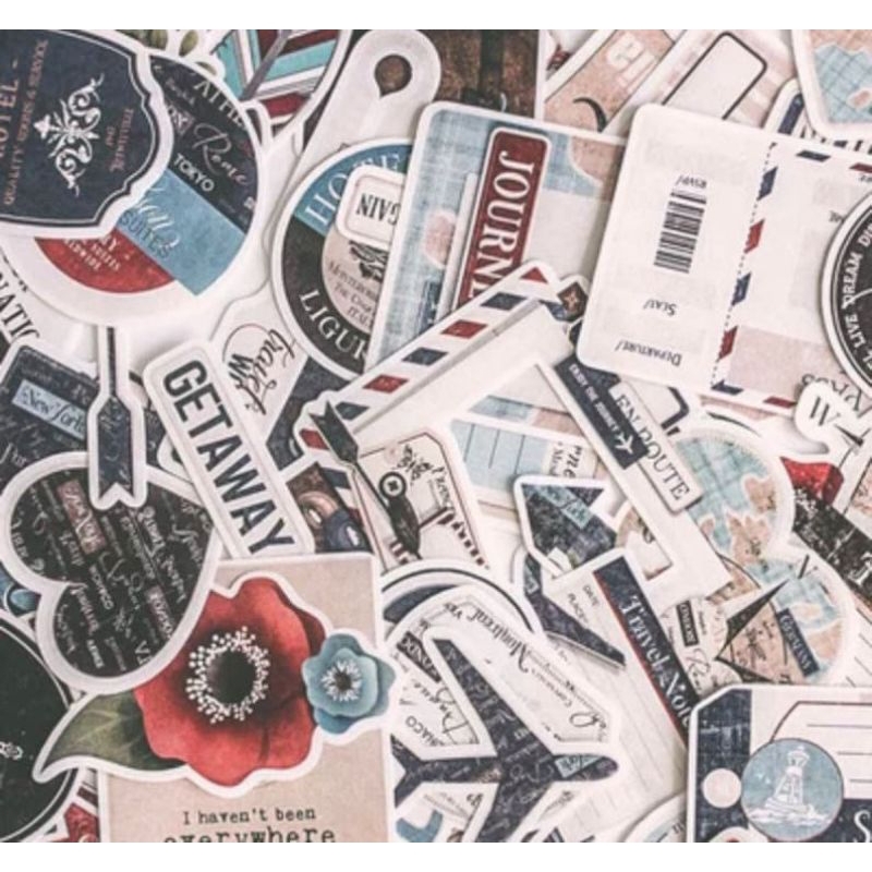 

50PCS+ Sticker Travel | Sticker Traveling luar negeri | Sticker hiasan tema Travel