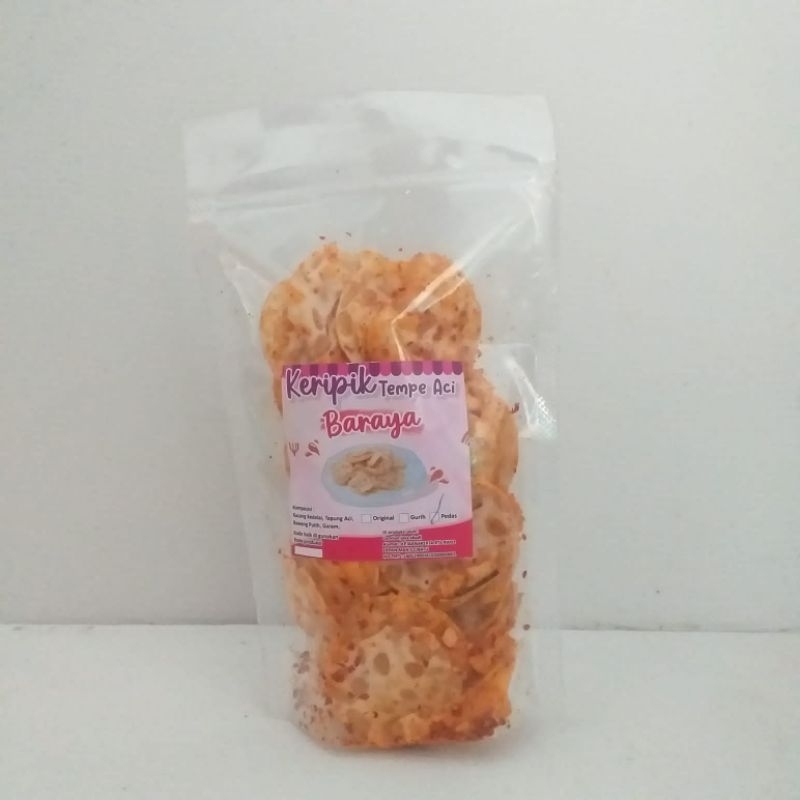 

Keripik Tempe Aci 40 gram