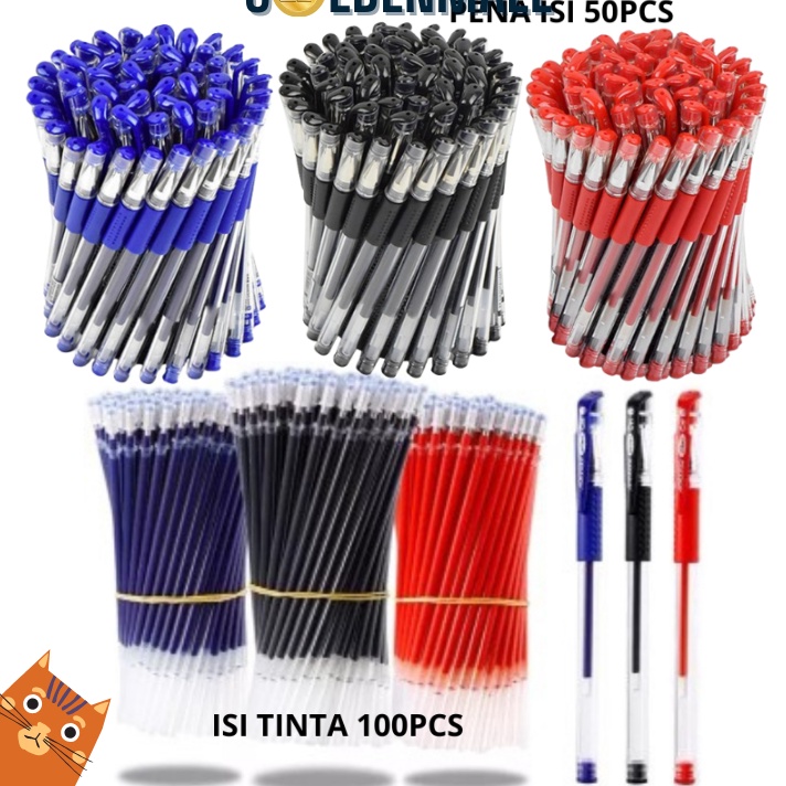 

KUALITAS TERBAIK PACK ISI 5PCS GM238 Pulpen Dengan Tinta Cair Per Pcs Pena Office Pena Kantor Pena cair Pena