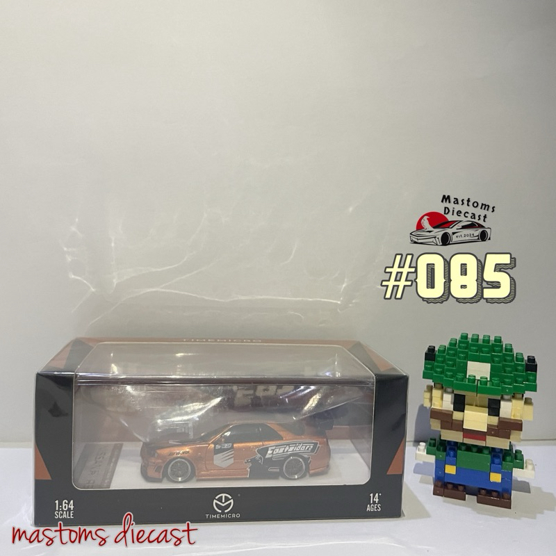 Time Micro Nissan Skyline GTR R34 Z-Tune Wing Targa Trophy Eastsiderz