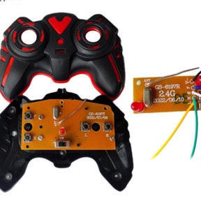 PRODUCT TERKECE MODUL PCB RC MOBIL KAPAL UNIVERSAL PCB REMOTE CONTROL MAINAN MOBIL 4MHZ MODEL SETIR