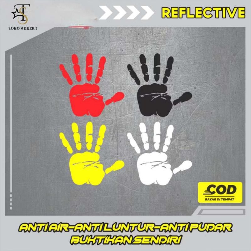

Sticker telapak tangan / Stiker cutting telapaktangan