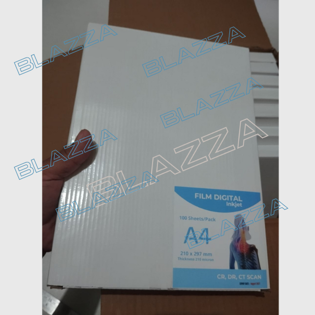 Paper Image for Medical Radiologi Rontgen X-Ray Dry Film Digital Inkjet Blue A4