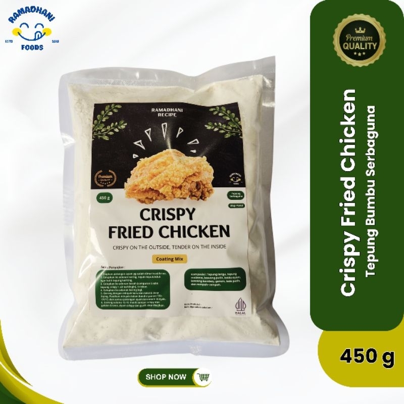 

Tepung Crispy Fried Chicken Tepung Ayam Bumbu Serbaguna 500 gr