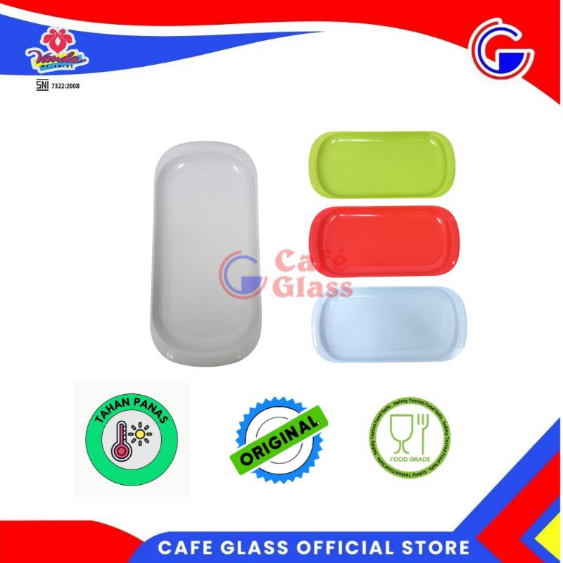 Baki Melamin Vanda Sl-10 - Nampan Plastik Kecil Tebal Baki Dental Tray Nota Serbaguna