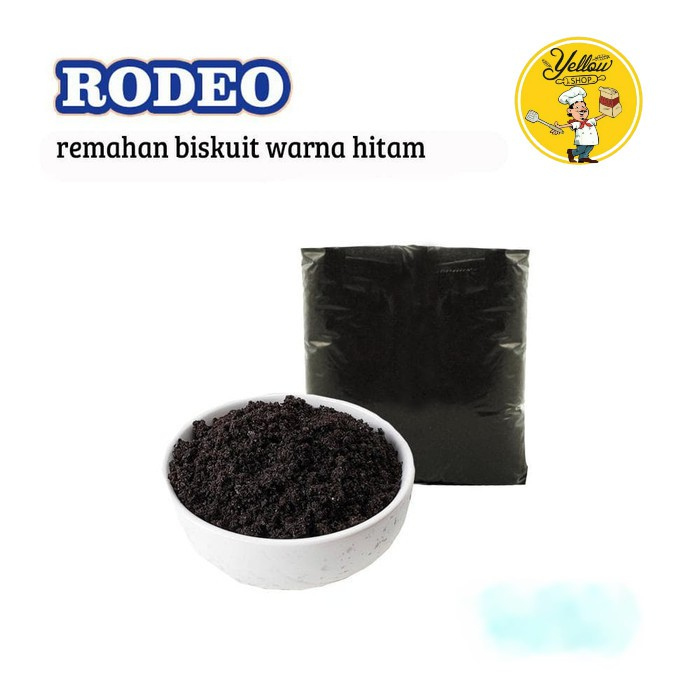 

RODEO REMAHAN BISKUIT HITAM UNTUK TOPPING KUE DAN MINUMAN /COCKIES CRUMB 250gram