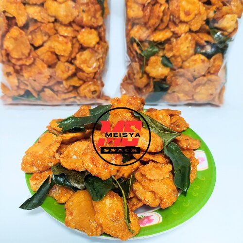 

Yang Lagi Viral Emping Thailand Pedas Manis - 250gr Emping Daun Jeruk Pedas Manis