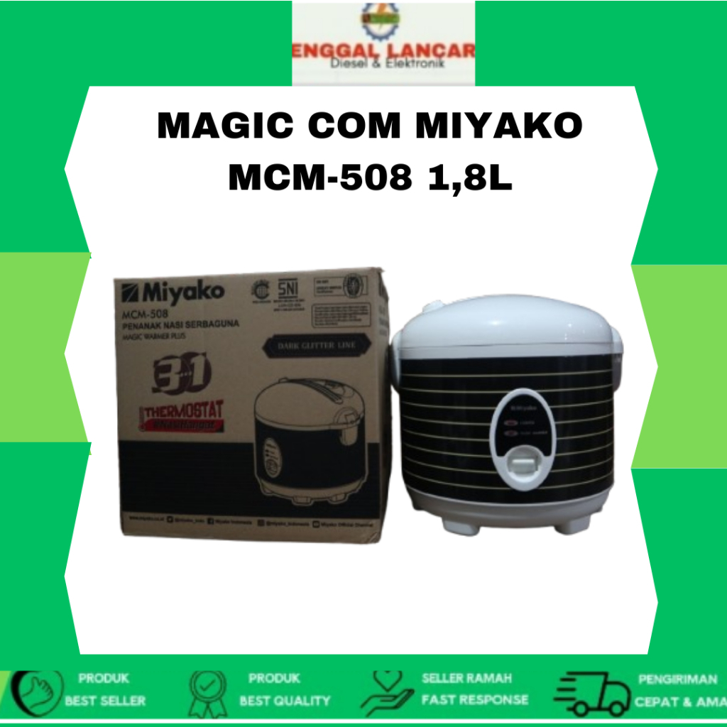 MAGIC COM MIYAKO MCM 508 YAKO MAGIC COM MCM 508 DARK GLITTER 1,8 LITER 3 IN 1