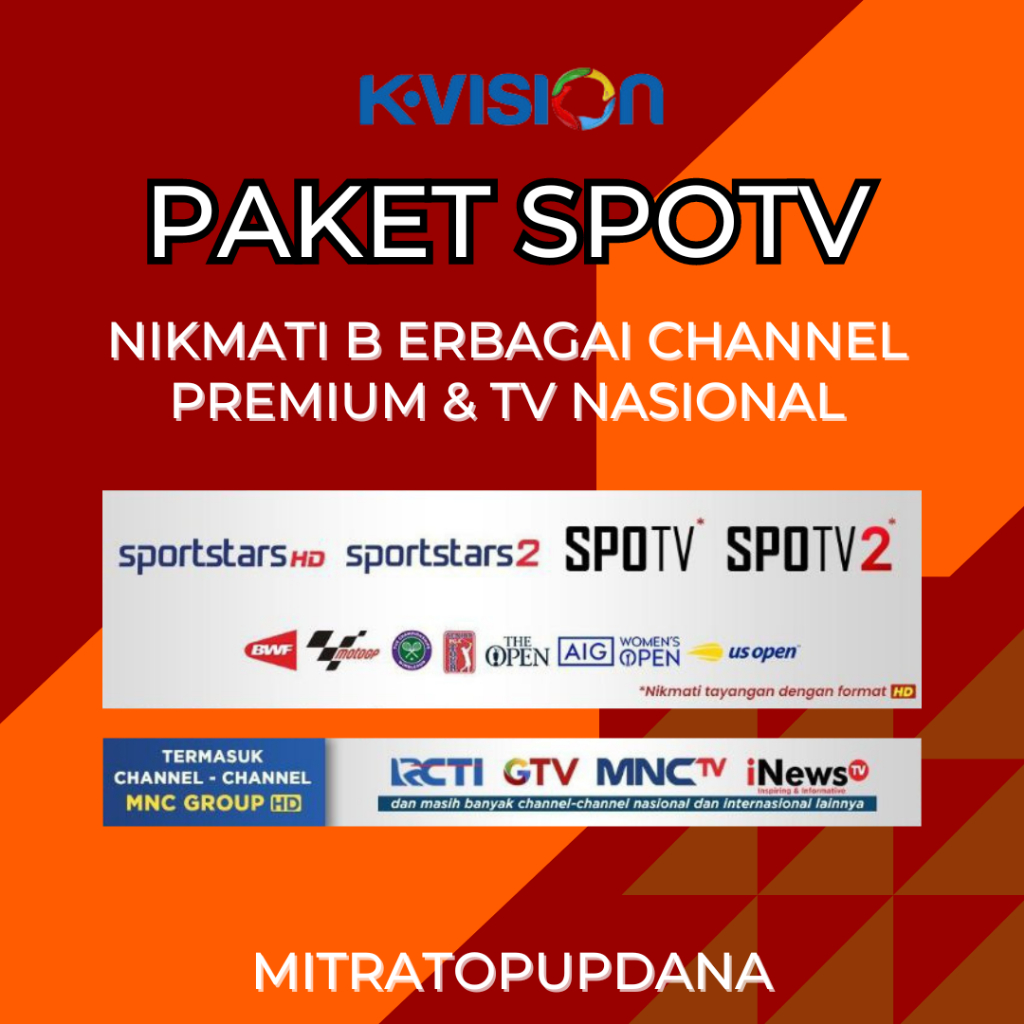 PAKET NONTON K-VISION SPOTV TERMURAH