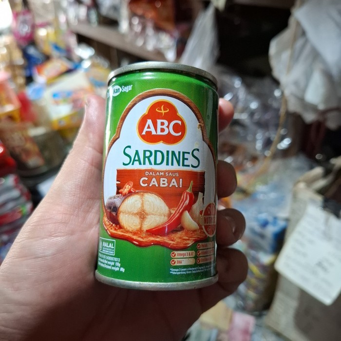 

Sarden ABC saus Cabai 155gram