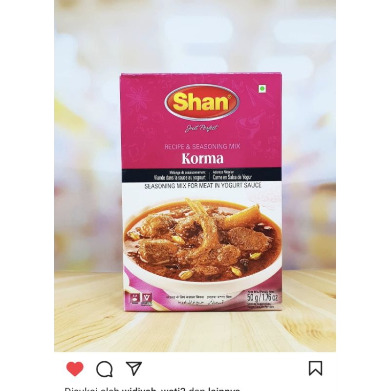 

Shan Korma Masala 50g