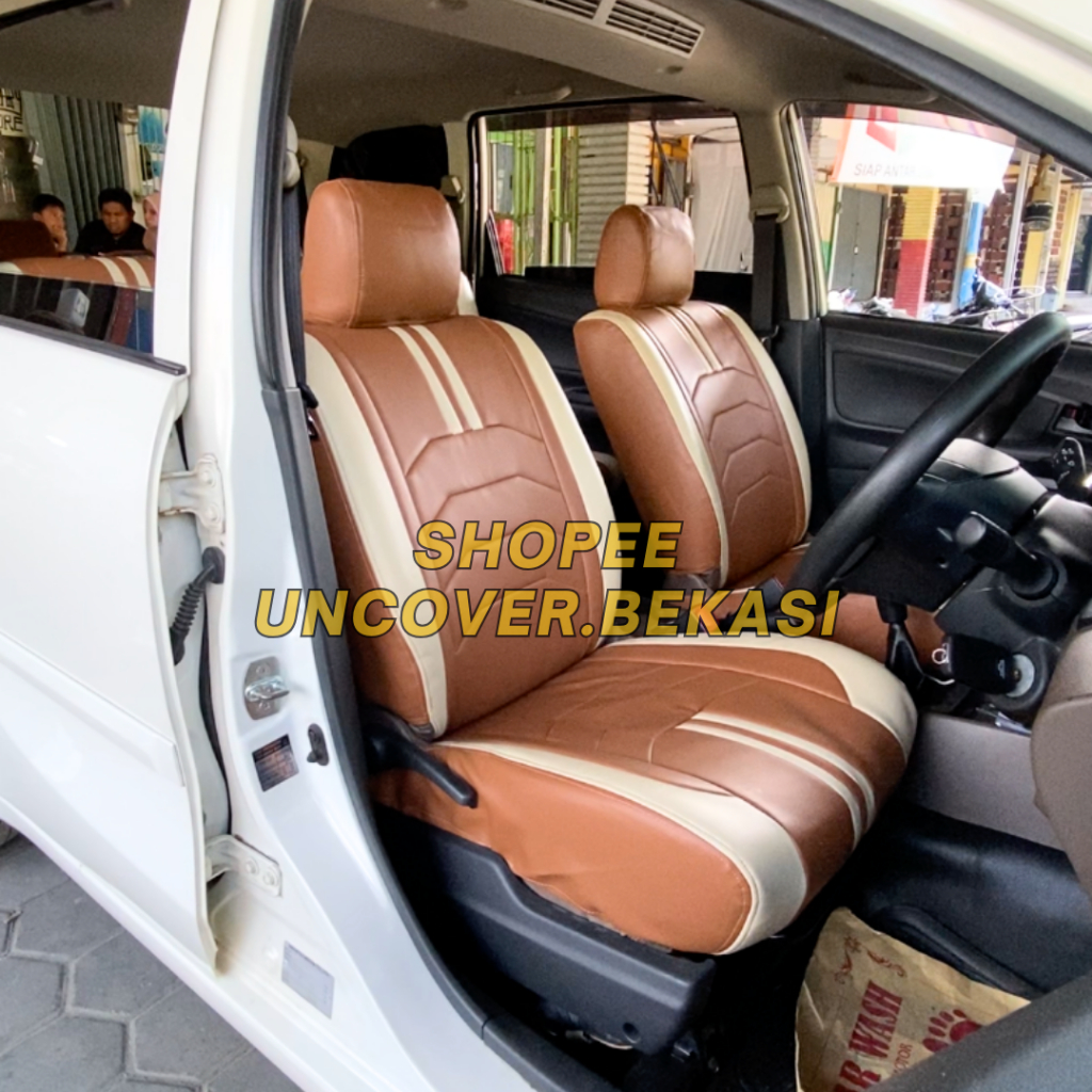 SARUNG JOK MOBIL DATSUN GO+ PANCA 3 BARIS BAHAN CHEROKEE APFORCE