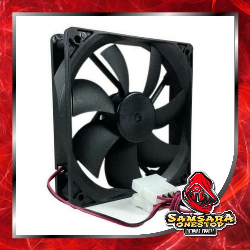 FAN CASING 12CM HITAM / FAN CPU 12CM HITAM / FAN CASE 12CM HITAM