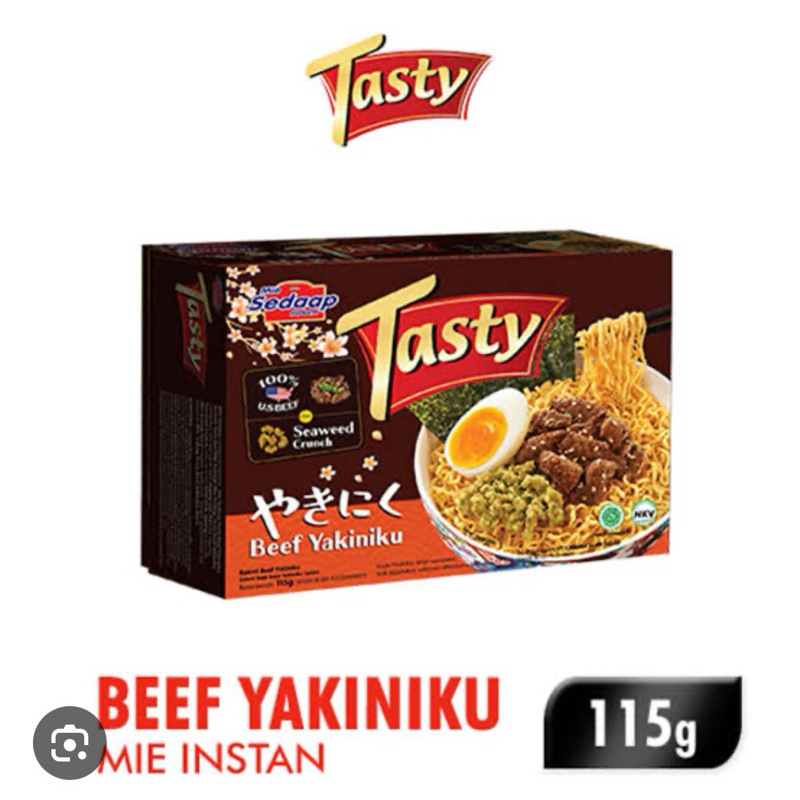 

Mie Sedaap Tasty Bakmi Ayam Beef Yakiniku