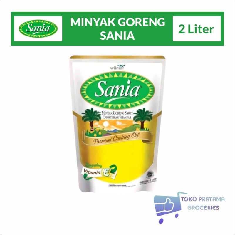 

SANIA MINYAK GORENG POUCH 1 LITER / 2 LITER