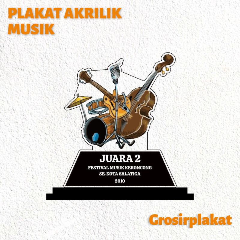 Piala Musik Piala Band Piala Lomba Band Akrilik Custom PIALA MUSIK CUSTOM AKRILIK