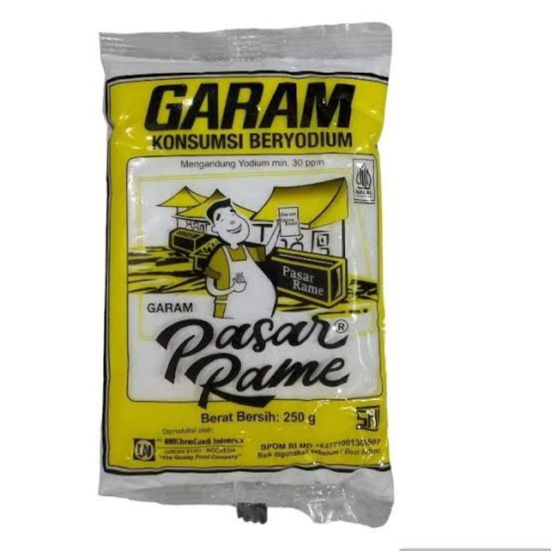 

GARAM PASAR RAME BERYODIUM 250gram