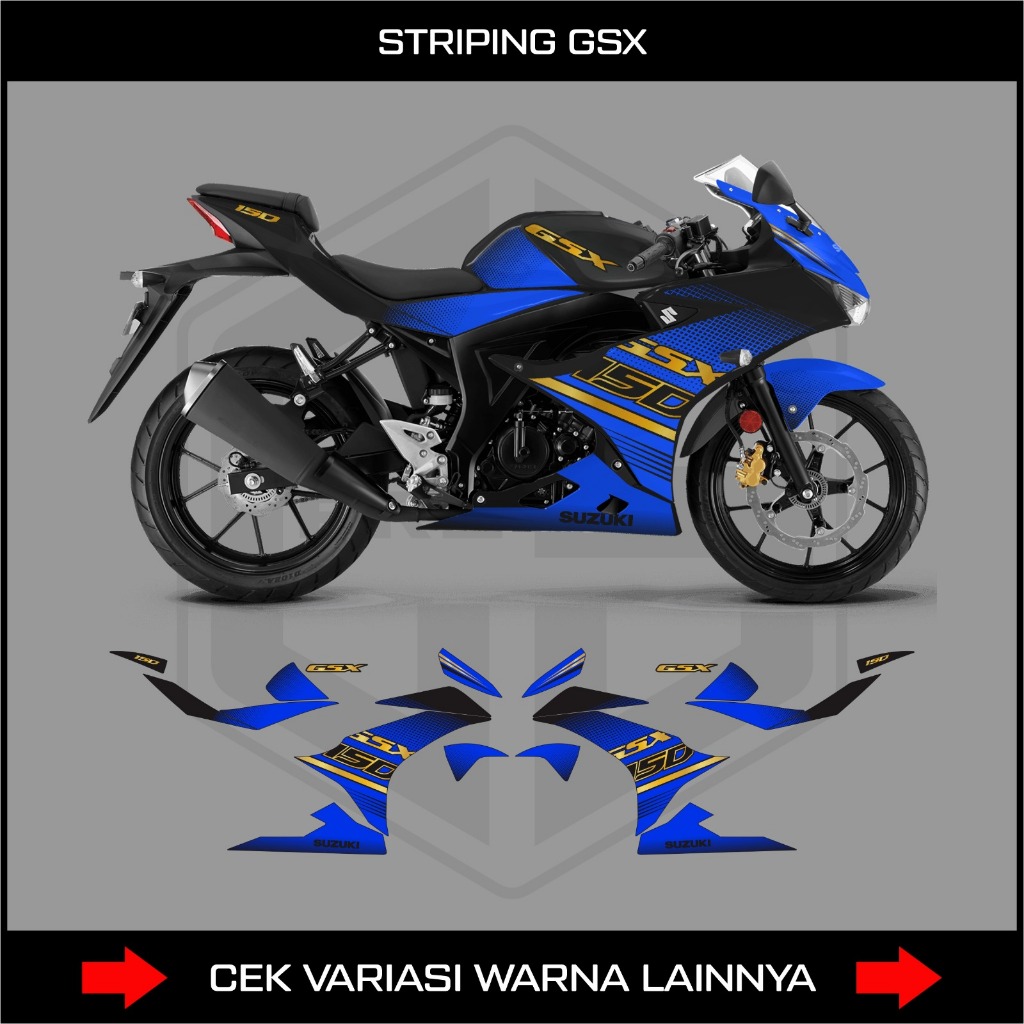 Stiker Striping GSX 150R / STICKER DECAL SEMI FULL GSX150R / GSX 150R / STOCK DECALS GSX 150R