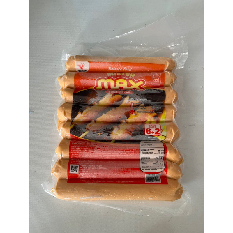 

Sosis Bakar Jumbo Mister Max isi 8