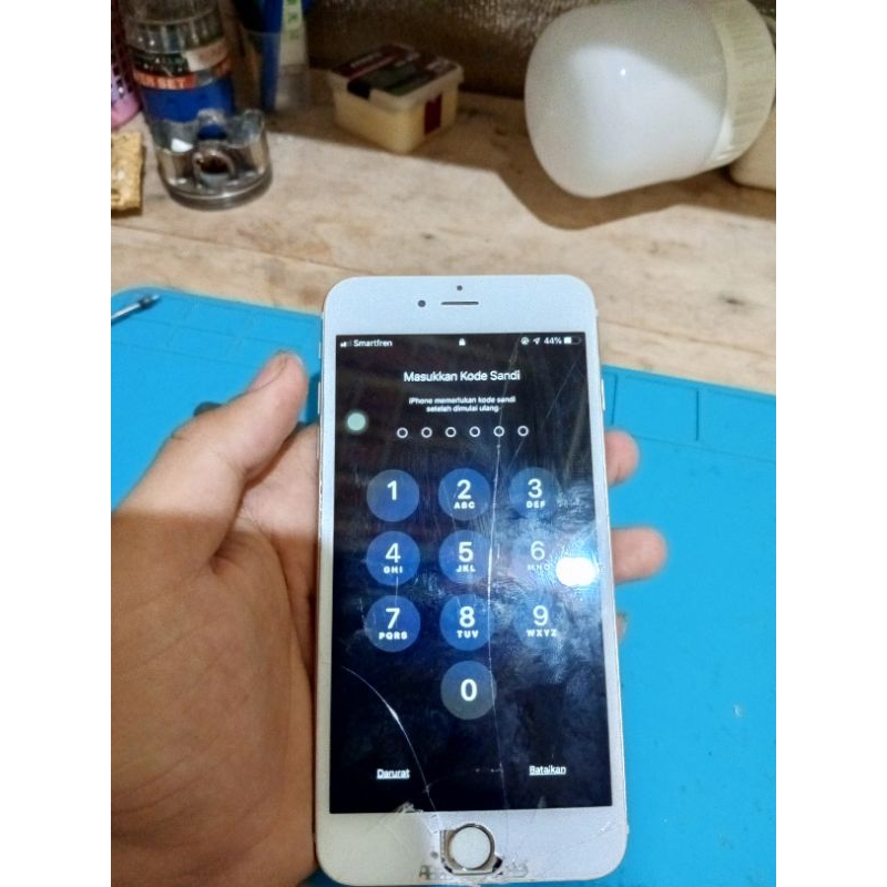 IPHONE 6PLUS MINUS LCD PIN AMAN.