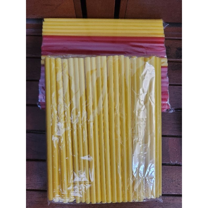 sedotan dawet jus buah pop ice 100pcs