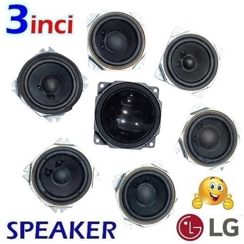 Speaker HI-FI Bulat 4 / 8 Ohm 3inch Full Range Audio Speaker Home Theatre Portable  Player Mobile Ka