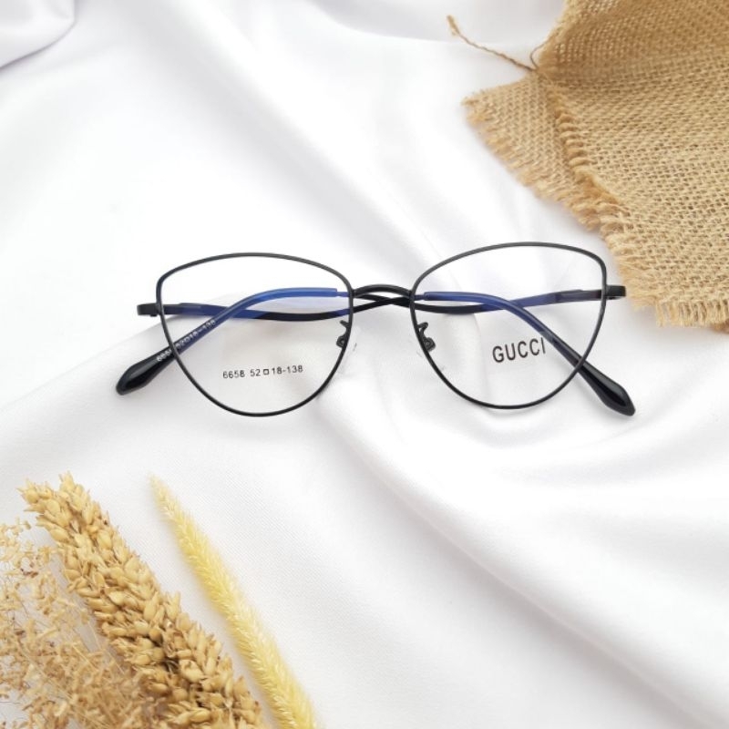 Kacamata Cat eye 6658 antiradiasi photocromic