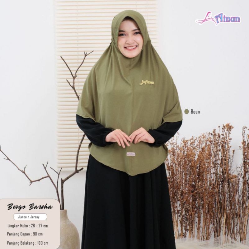 Bergo Barsha / Hijab instan / Bergo Serut / Bergo Daily by Ainun