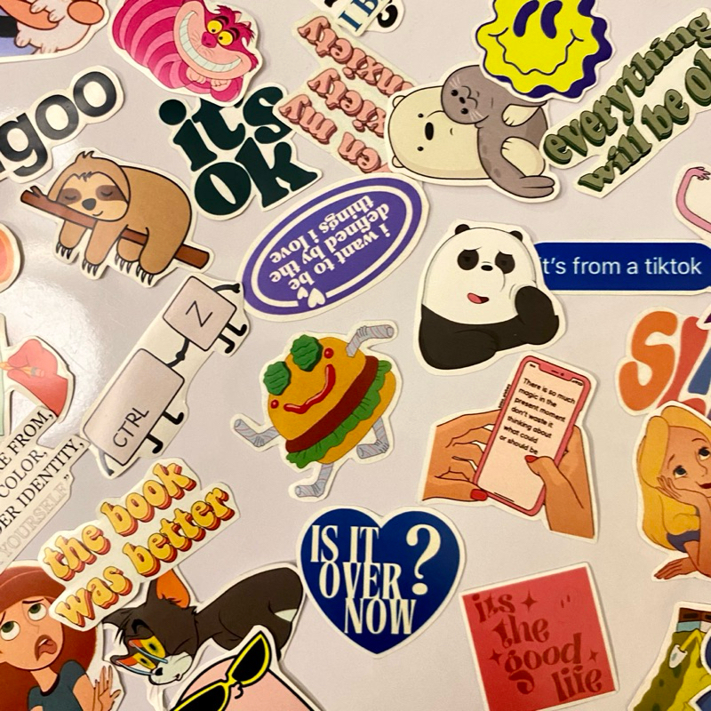 

Sticker stiker random sticker tumblr #5 ukuran A4