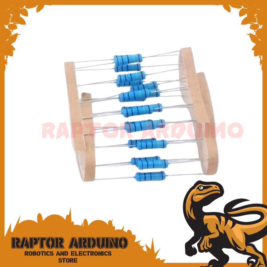 10pcs Resistor 4.7M 4.7Mega 4.7 Mega Ohm 1/4 watt metal film 1% tolera