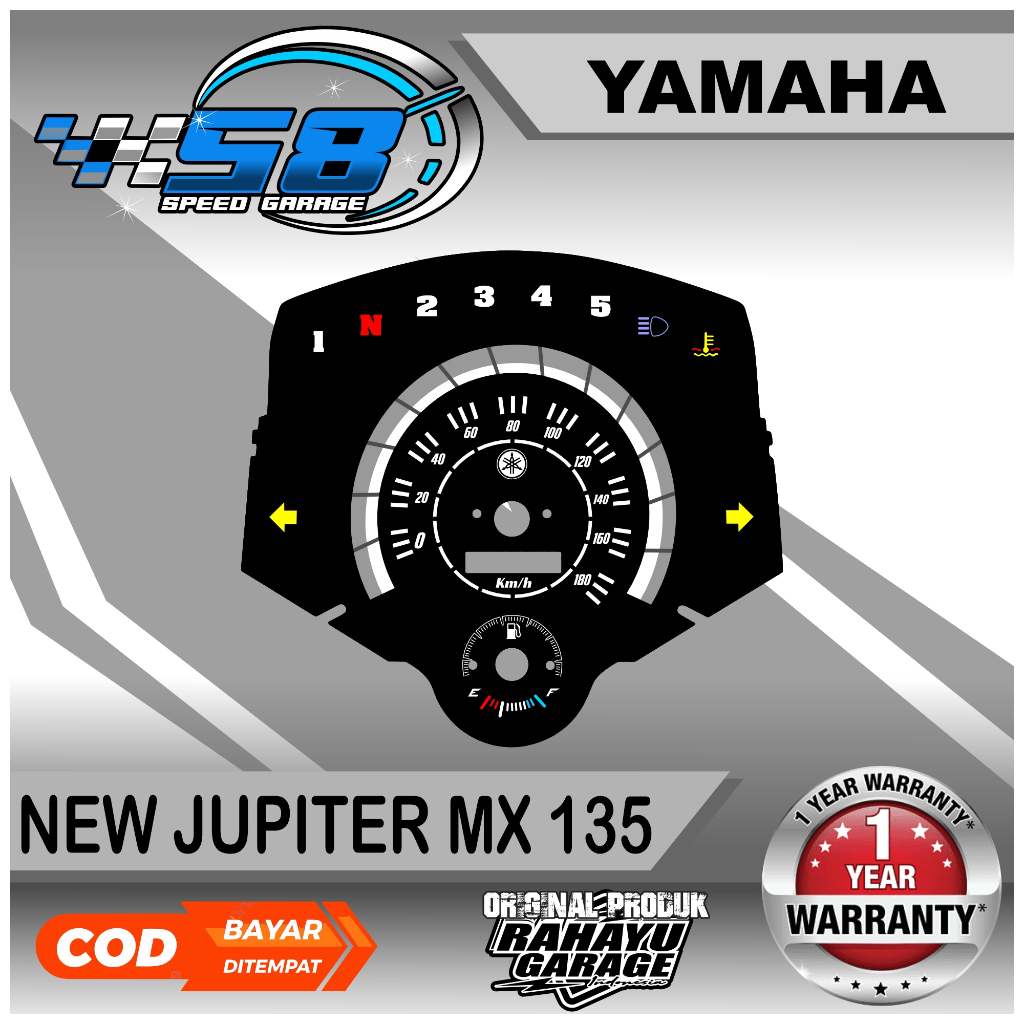PAPAN SPEEDOMETER CUSTOM YAMAHA NEW JUPITER MX 135