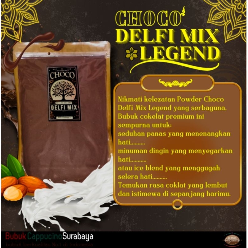 

Bubuk Minuman Rasa Choco Delfi Mix Legend (BES Cappucino)