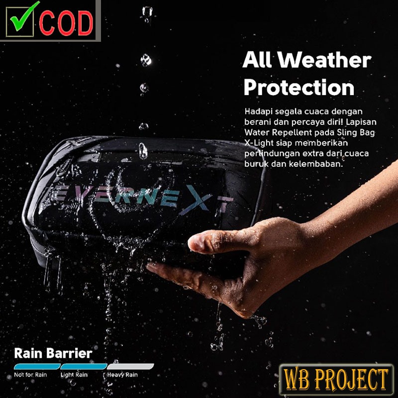 Tas slingbag pria multi fungsi pouch bag waterproof anti air tas selempang cowok unisex multi fungsi