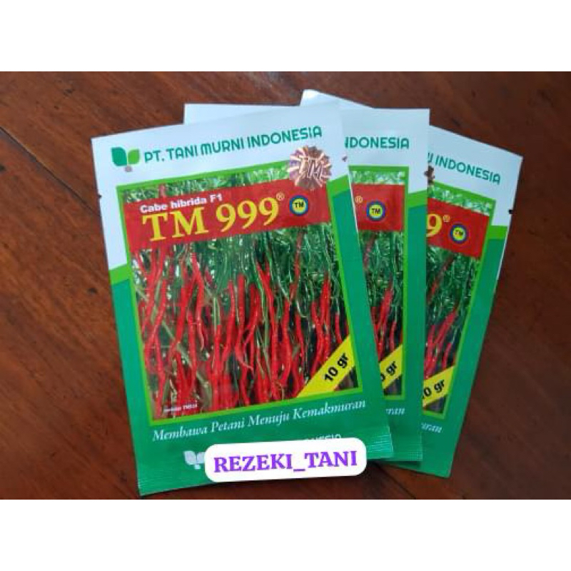benih bibit cabe keriting TM 999 F1 10 gram