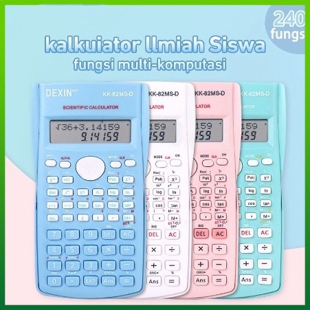 

Kalkulator Sekolah Scientific Colour - Calculator Ujian Sin Cos Tan Function 240+