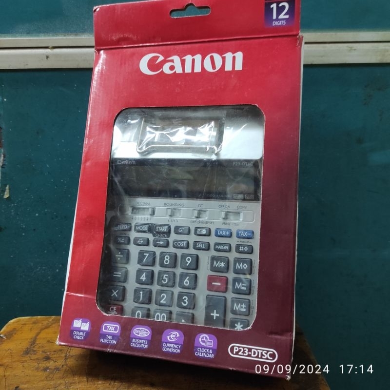 

Kalkulator Printing/Calculator Kasir CANON/NEW REAL PICTURE/READY