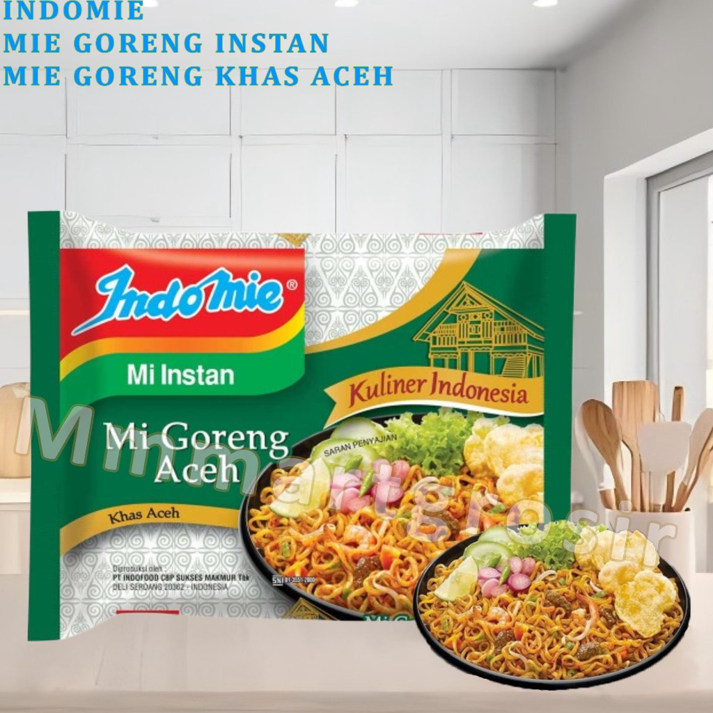 

Indomie / Mie Goreng Instan / Mie Goreng Khas Aceh / 90gr