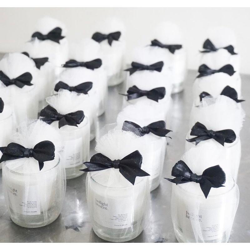 Souvenir scented candle | Souvenir Pernikahan / Wedding | Souvenir ulang tahun Lilin aromaterapi