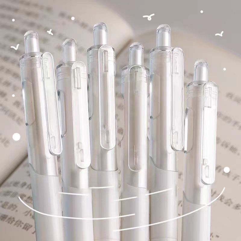 

pulpen 1 pack aesthetic pena pulpen gel alat tulis bolpoin 1 pack isi pulpen gel bulpen gel pena standar alat tulis stationery korea retractable barang aesthetic
