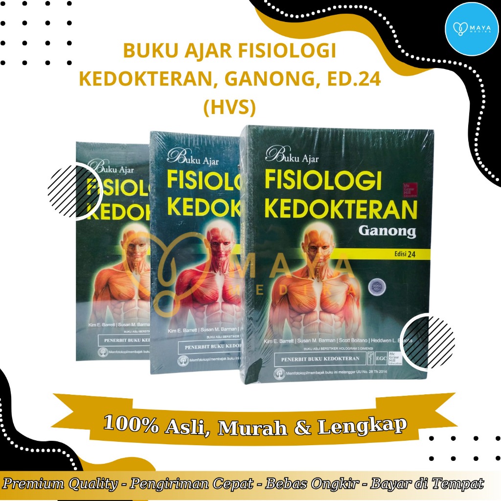 Buku Ajar Fisiologi Kedokteran, Ganong, Ed. 24 (HVS)