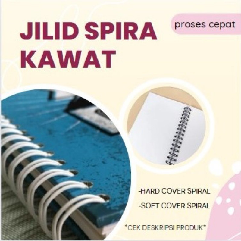 

Jilid Spiral kawat Mika Bufallo A4/B5/A5/F4/A3