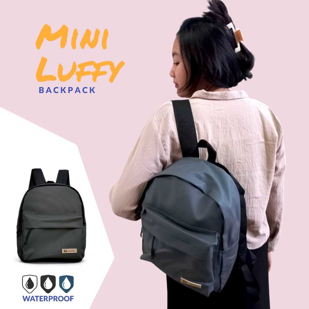 Mini Backpack Luffy - R2 Reliable Remarkable - Tas Ransel Waterproof