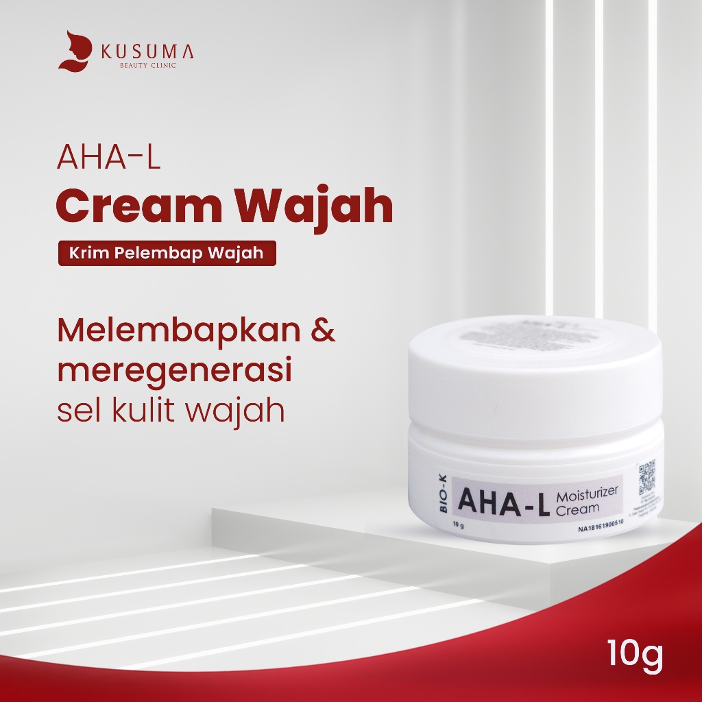 Kusuma Beauty - Cream Wajah AHA-L 10gr - Krim Pelembab Wajah