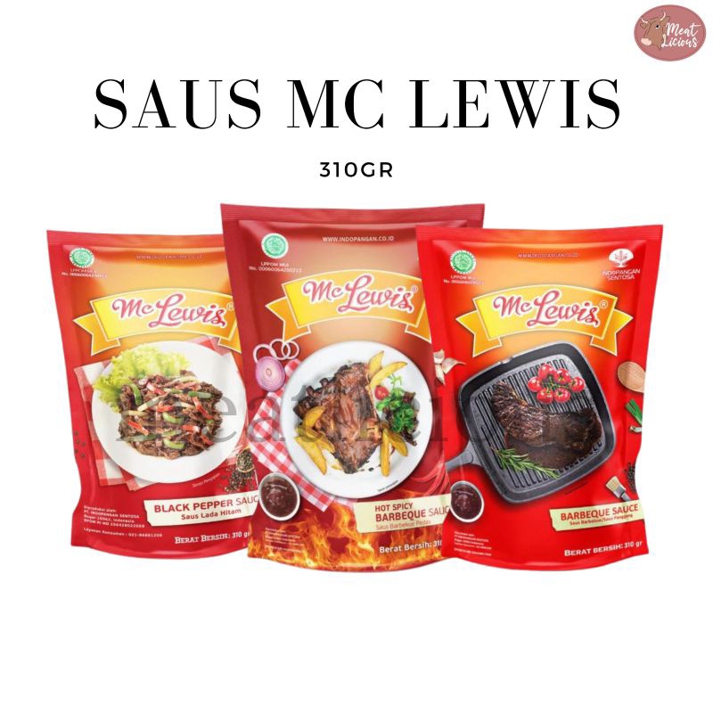 

SAUS MC LEWIS 310GR (Barbeque, Blackpepper, Hot barbeque)